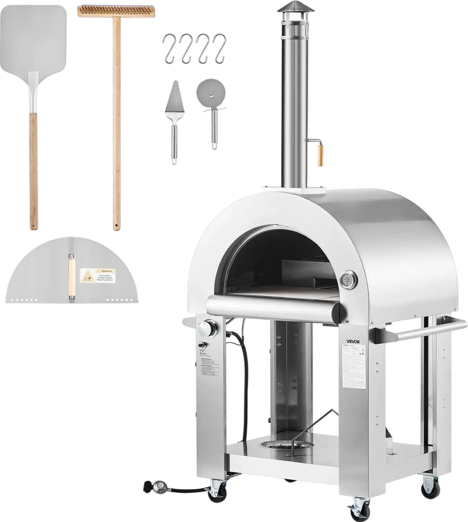 Vevor Outdoor Pizza Oven 26