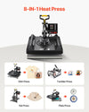 Vevor Heat Press 15" x 15" Sublimation Machine 480°F 1150W 8-in-1 Set New