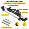 Vevor Hydraulic Outboard Steering Kit System 300 HP 18' Hose Helm Pump for Single Engine Boat New