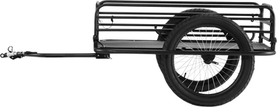 Vevor Bike Cargo Trailer Foldable Wagon Cart with Universal Hitch 275 Lbs Capacity New