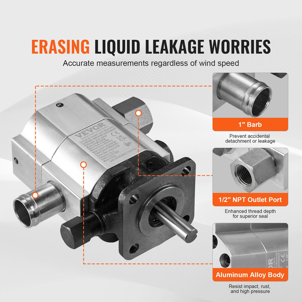 Vevor Hydraulic Wood Log Splitter Pump Kit 13 GPM 2-Stage 4000 PSI 1/2" NPT 3600 RPM New