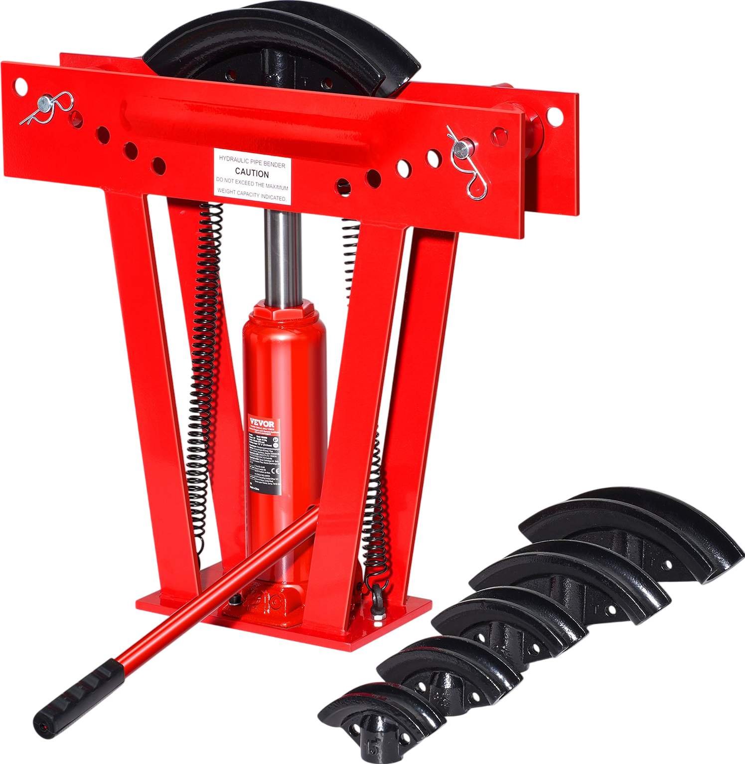 Vevor Hydraulic Pipe Bender 12 Ton Manual Tool with 6 Dies New