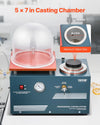Vevor Vacuum Casting Machine 11" x 11" with 3 CFM Pump and Bell Jar 290W New