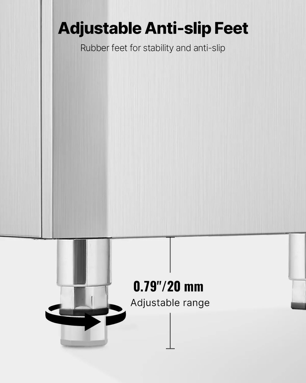 Vevor Ice Dispenser Storage Bin 20 Lbs/Minute 180 Lb. Capacity New