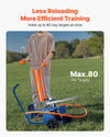 Vevor Clay Target Thrower Portable Automatic Launcher Adjustable Angle 75-80 Disc Capacity New