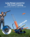 Vevor Clay Target Thrower Portable Automatic Launcher Adjustable Angle 75-80 Disc Capacity New
