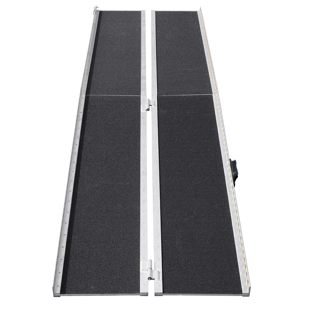 Vevor Portable Wheelchair Ramp 10' 800 Lbs Folding Non-Slip Aluminum New