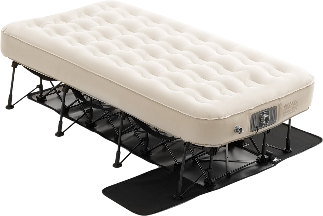 Vevor Air Mattress with Frame Inflatable Camping Cot with Built-in Pump New