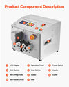 Vevor Automatic Pipe Cutting Machine 1-20mm Cut Diameter with LCD Display New