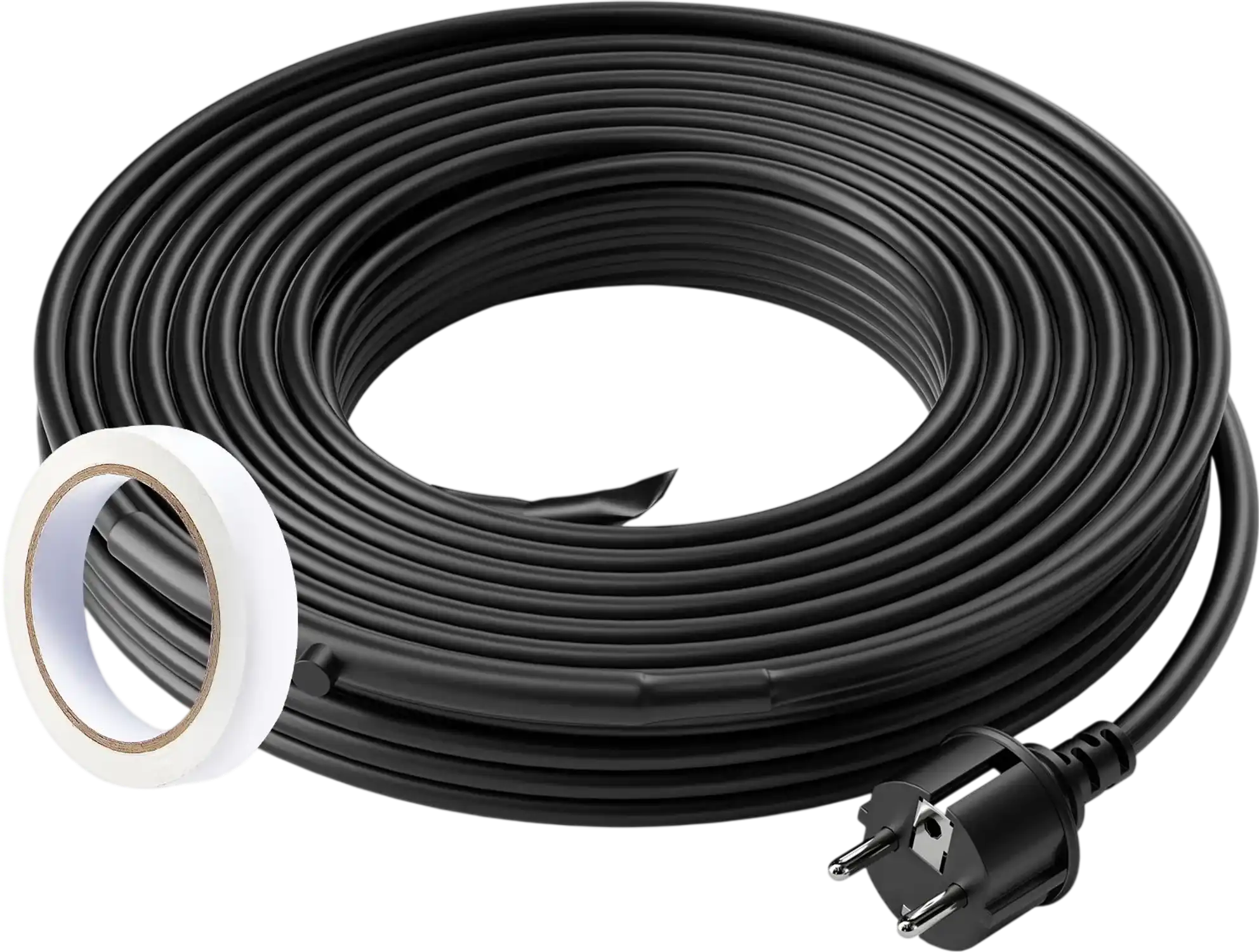 Vevor Pipe Heating Cable Self-Regulating 60' 5W/ft with Built-In Thermostat New