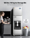 Vevor Commercial Ice Maker Automatic Dispensing 400 Lbs/Day with 180 Lbs Storage New