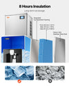 Vevor Commercial Ice Maker Automatic Dispensing 550 Lbs/Day with 180 Lbs Storage New