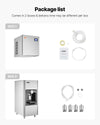 Vevor Commercial Ice Maker Automatic Dispensing 550 Lbs/Day with 180 Lbs Storage New