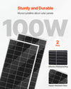 Vevor Solar Wind Power Kit 400W 12V with 2 Panels 200W Turbine Hybrid Controller New