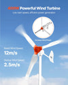 Vevor Solar Wind Power Kit 1000W 24V with 6 100W Solar Panels 400W Wind Turbine New