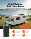 Vevor Solar Power Kit 200W 12V with 2 100W Panels LFP Battery 800W Inverter New