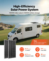 Vevor Solar Power Kit 400W 12V with 2 Solar Panels LFP Battery MPPT Controller Power Inverter New
