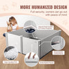 Vevor Dog Whelping Box 59.8 x 59.8 in. Puppy Pen with Washable Pad New