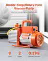 Vevor Vacuum Pump 2-Stage Rotary Vane 9 CFM 1HP Portable New
