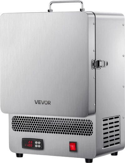 Vevor Electric Kiln Melter 2192°F Max Temp Stainless Steel 9-Stage Temp Control 1500W New