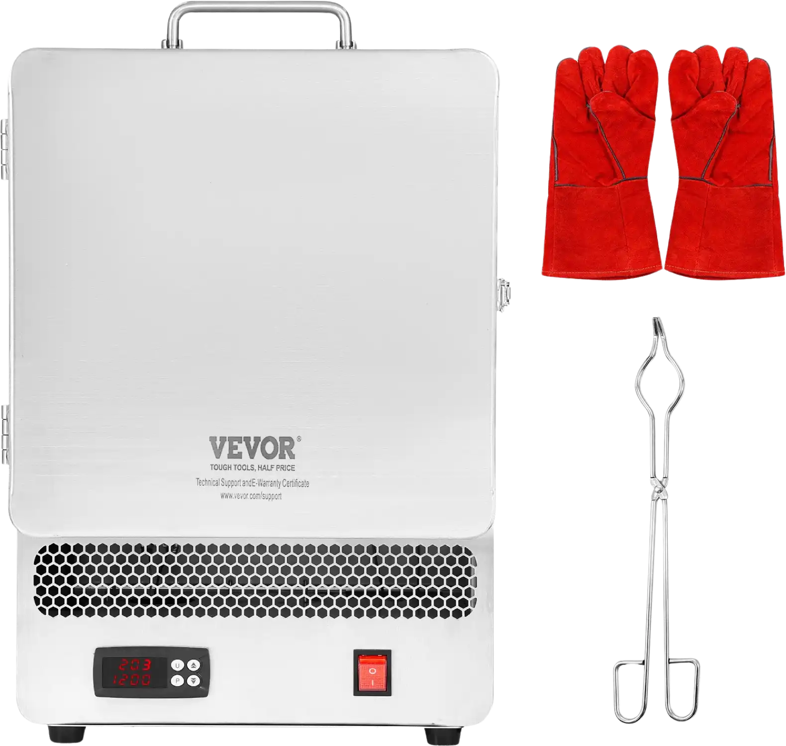 Vevor Electric Kiln 1500W Melting Furnace Max Temperature 2192°F New