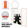 Vevor Lacrosse 3-in-1 Folding Goal with Backstop and Target 6' x 6' Net New