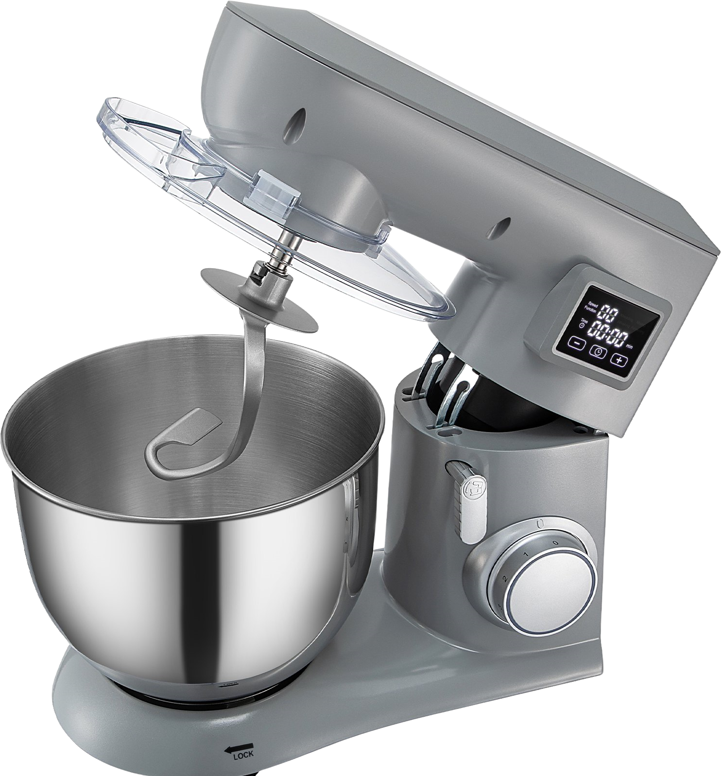 Vevor Stand Mixer 6-Speed Tilt-Head with 7.4 QT Bowl and 3 Attachments 450W New