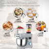 Vevor Stand Mixer 5-in-1 Tilt-Head 6-Speed LCD Screen with Juicer & Meat Grinder 660W New