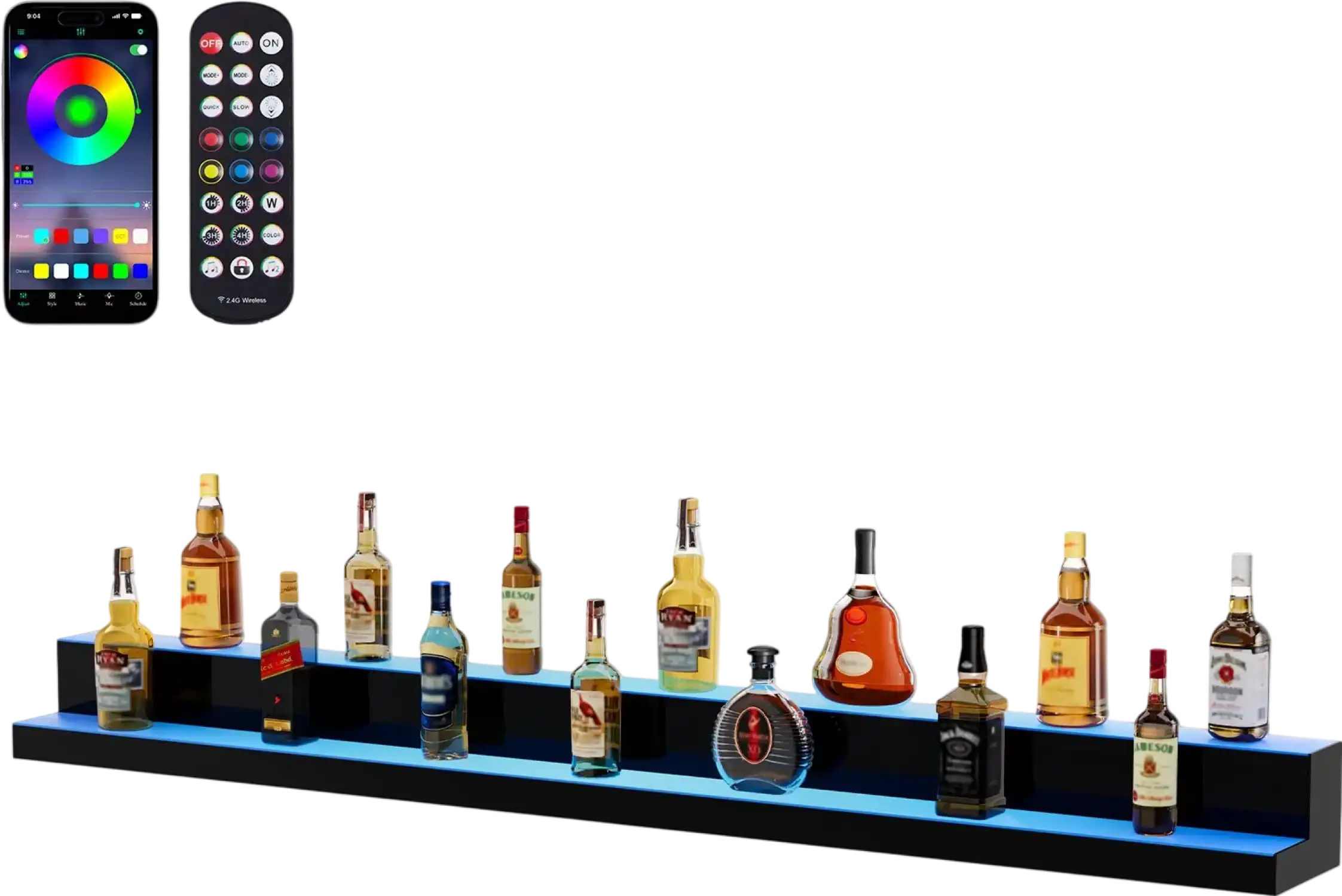 Vevor Liquor Bottle Display 72
