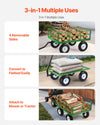 Vevor Steel Garden Cart 1200 lbs Capacity Utility Wagon with Removable Sides New