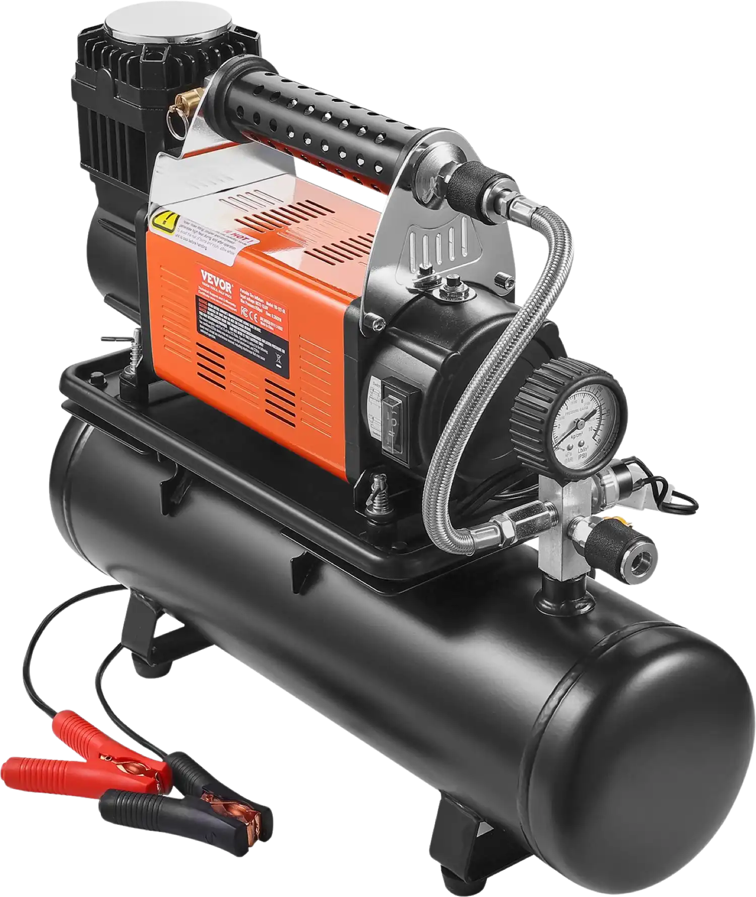 Vevor Portable Tire Inflator 150 PSI Air Compressor & 6L Tank 6.35CFM 12V New