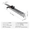 Vevor Tow Behind Landscape Rake 60" Dethatcher with 21 Steel Tines New