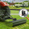 Vevor Tow Behind Landscape Rake 60" Dethatcher 32 Steel Tines with 3-Point Connector New