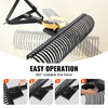Vevor Tow Behind Landscape Rake 60" Dethatcher 32 Steel Tines with 3-Point Connector New