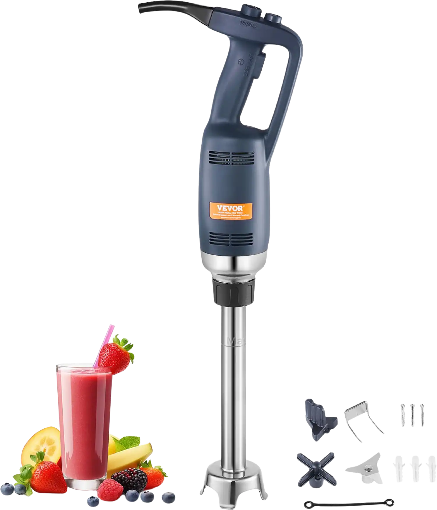 Vevor Commercial Immersion Blender Heavy Duty Hand Mixer 350W New