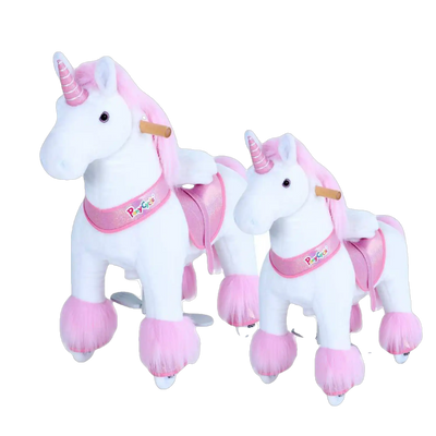 PonyCycle Vroom Rider U Series U402 Ride-On Pink Unicorn Large New