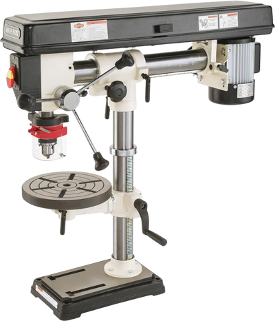 Shop Fox W1669 Benchtop Radial Drill Press 34