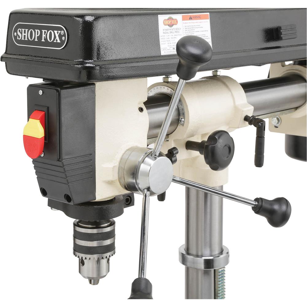 Shop Fox W1669 - 34" Benchtop Radial Drill Press