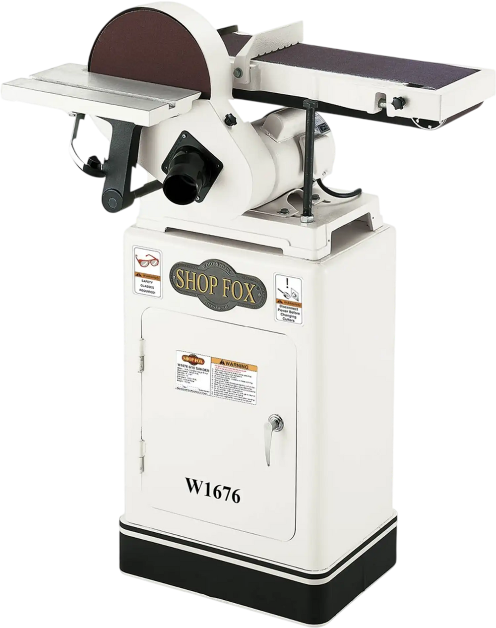 Shop Fox W1676 - 6" Belt / 10" Disc Combo Sander