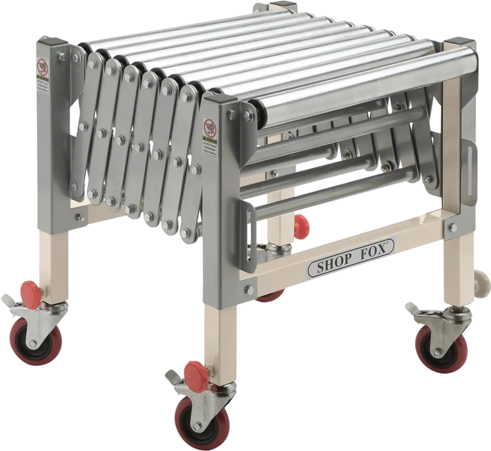 Shop Fox W1732 - Adjustable Roller Table