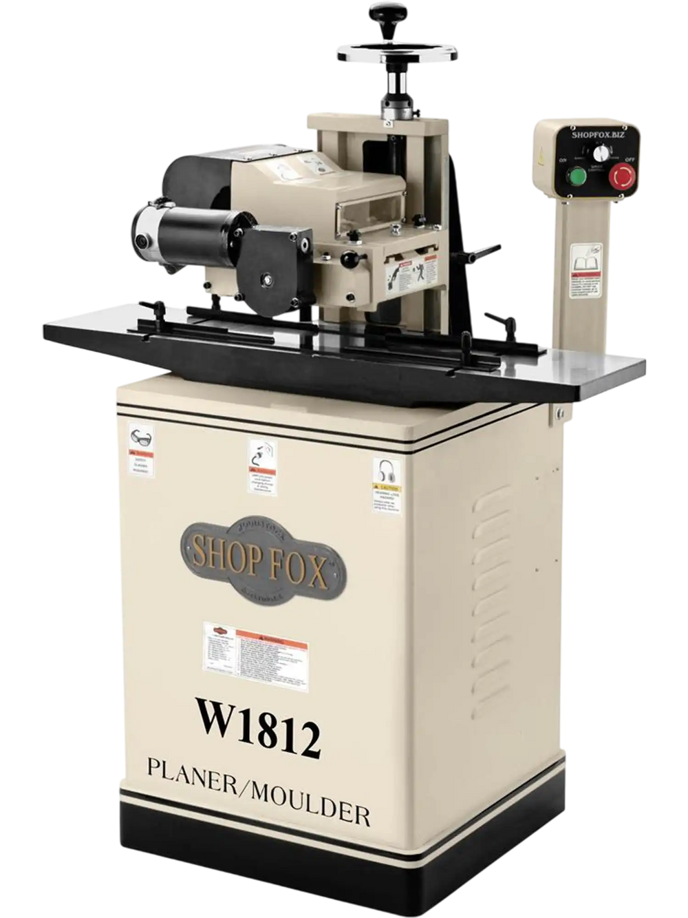 Shop Fox W1812 - 2 HP 7" Planer / Moulder with Stand