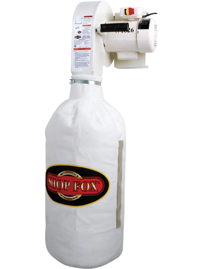 Shop Fox W1826 Wall Dust Collector 1 HP Wood Dust Collector New