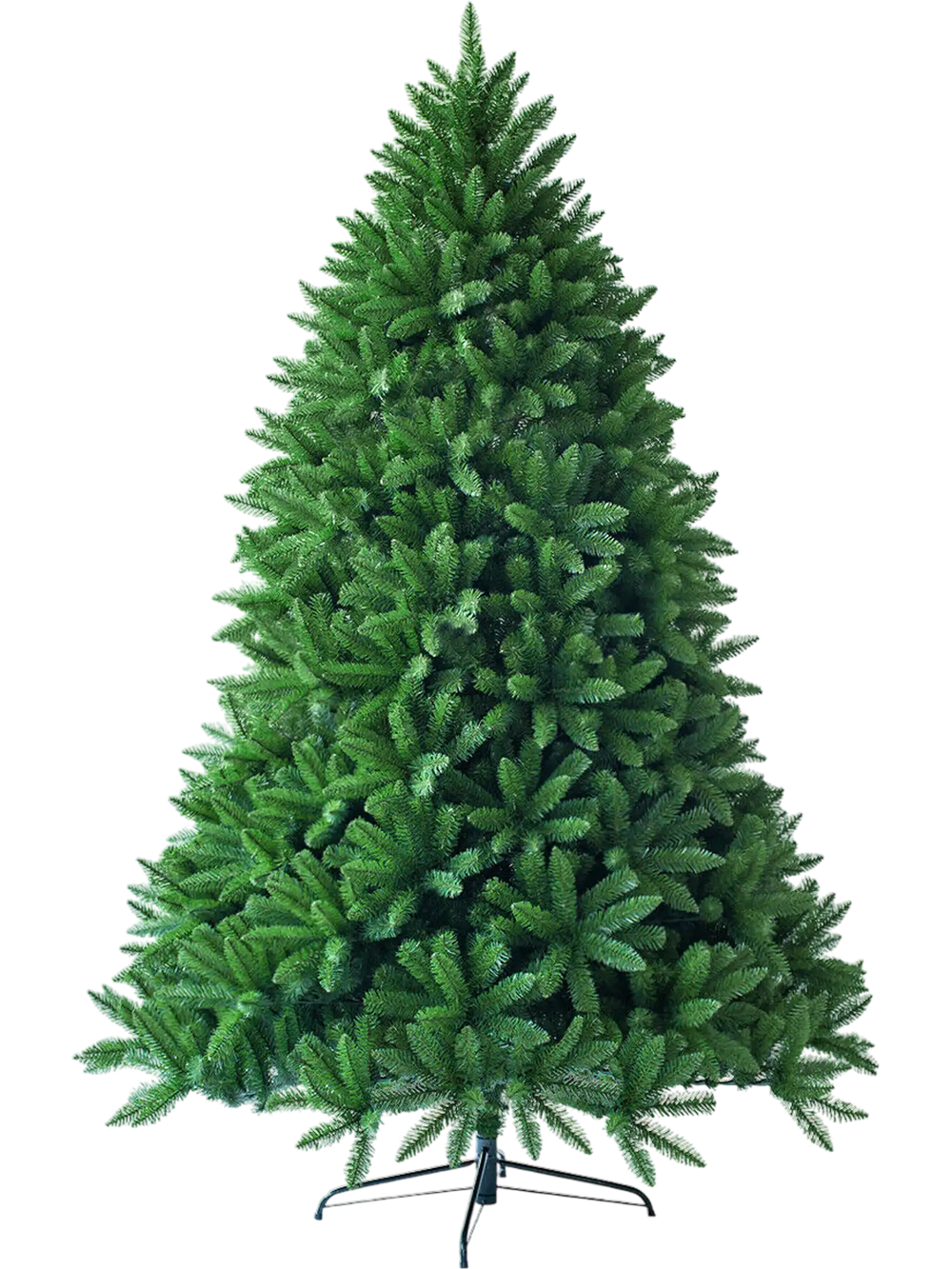 7.5 Feet Unlit Artificial Christmas Tree with 1968 Branch Tips