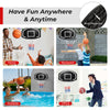 Wall-mounted basketball set with shatterproof backboard, ideal for indoor and outdoor play in home, poolside, or office.