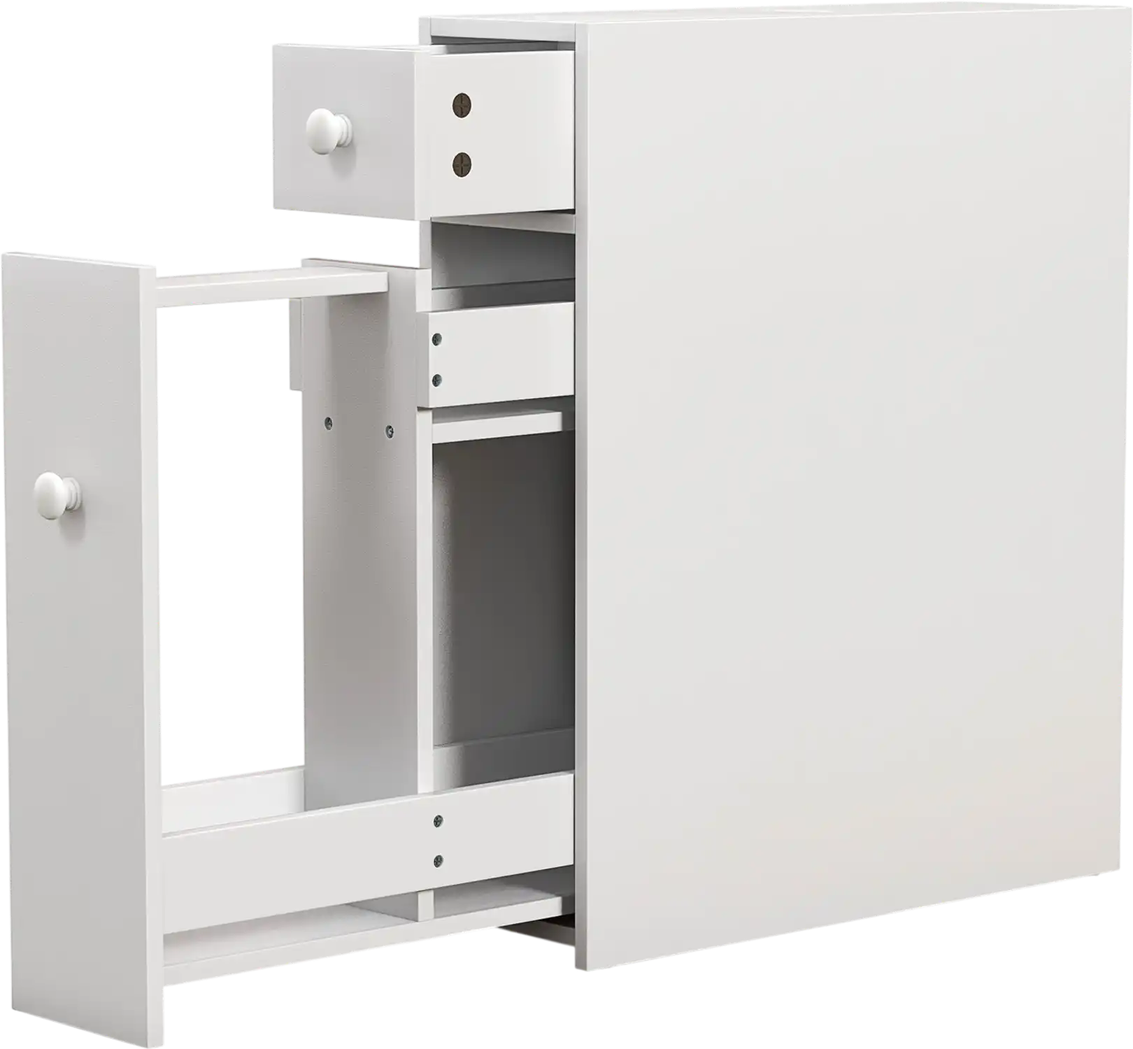Costway Bathroom Space Saver Storage Organizer Cabinet 80349261 New
