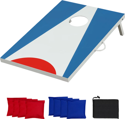 Costway Portable Cornhole Board Foldable Legs Side Handle 428739615 New