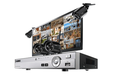 Lorex LW164MW HD 4 Camera 16 Channel DVR and Monitor Indoor/Outdoor Surveillance Security System New