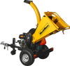 5 inch E-Start KOHLER 429cc 14hp Gasoline Engine Powered Disc Wood Chipper with Taillight ,  P4205