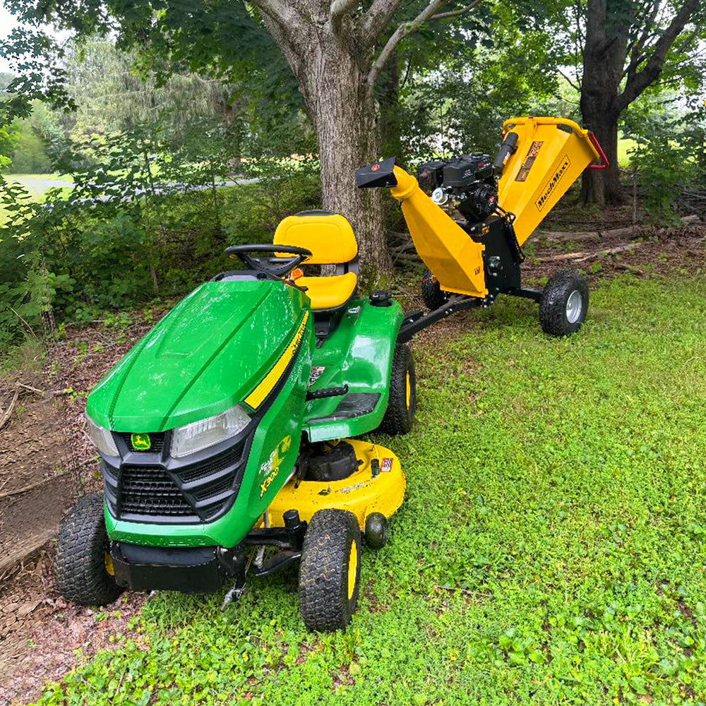 6 inch E-start ZONSEN 420cc 13.4hp Gasoline Engine Powered Drum Wood Chipper,  P4206