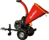 5 inch E-start DUCAR 420cc 15hp Gasoline Engine Powered Disc Wood Chipper with Taillight ,  P4205